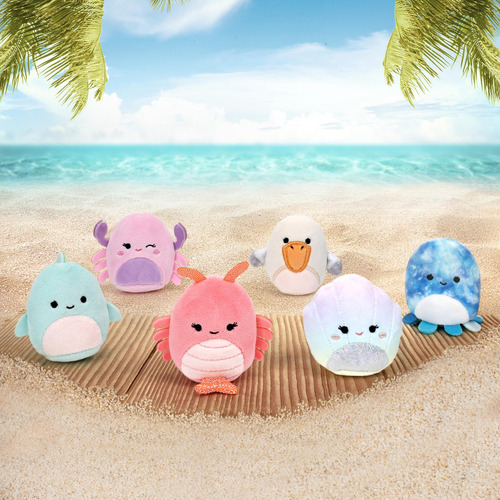 Peluche Original Playa Six Squishmallows 5 Cm Sorpresa
