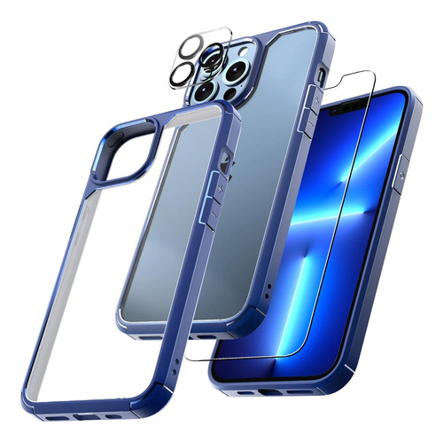 Funda Tauri Defender Para iPhone 13 Pro Max- Azul Marino