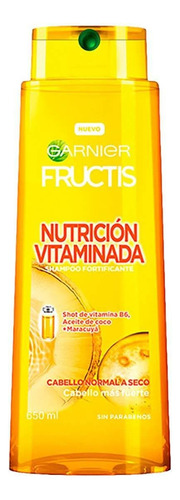 Shampoo Garnier Fructis Nutrición Vitaminada 650ml