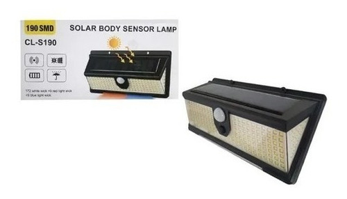  Foco Solar 118 Exterior Tenue/sensor/luz Full Led