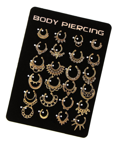 Anillos En Forma De C Para La Nariz, Joyería Para Piercing