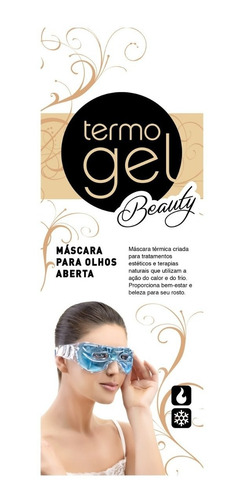 Imagem 2 de 2 de Mascara Termica Aberta Gel P/ Olheiras Inchaco Quente Frio A