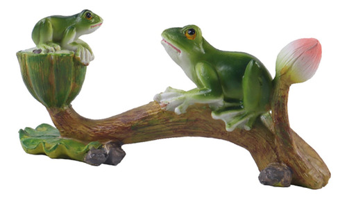 Estatua De Rana Para Jardín, Figura Decorativa, Maceta,