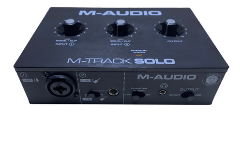 Interfaz M-audio M-track Solo De Dos Canales