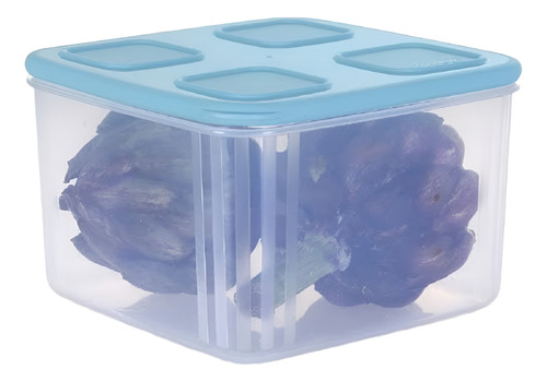 Refri System Cuadrado #2 Azul Tupperware