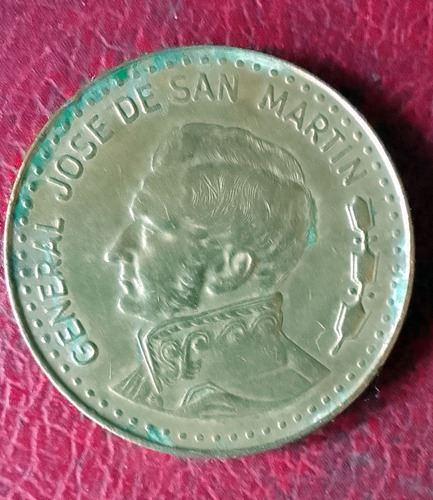 Moneda Argentina 100 Pesos Bronce José De San Martín