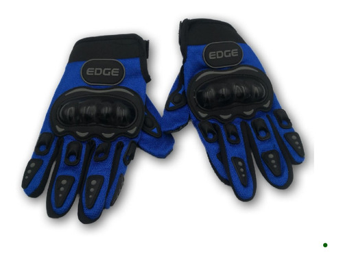 Imagen 2 de 4 de Guantes Edge Color Azul Talla M D1101 Moto