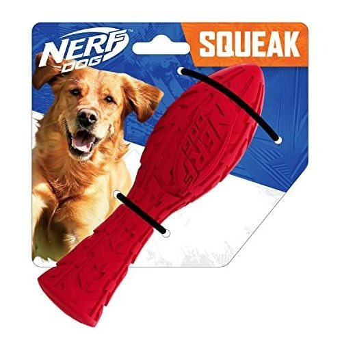 Nerf Dog 7in Tire Squeak Aero: Rojo, Juguete Para Perros, Me