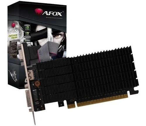 Imagem 1 de 4 de Placa De Vídeo 2gb Ddr3 64 Bits Afox Nvidia Gt710 Lowprofile
