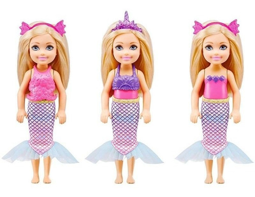 Boneca Barbie Chelsea Princesa Monte Seu Look - Mattel Gtf40