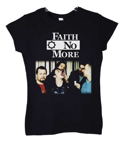 Polera Mujer Faith No More Band Photo Rock Abominatron