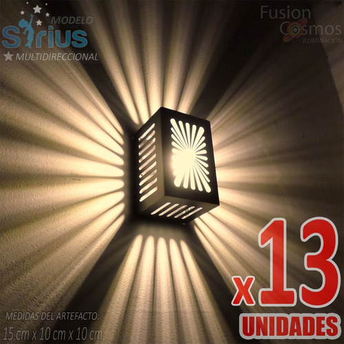 Luces Dj Proyector 9 Efectos Estrella Bar Led Pack X13u