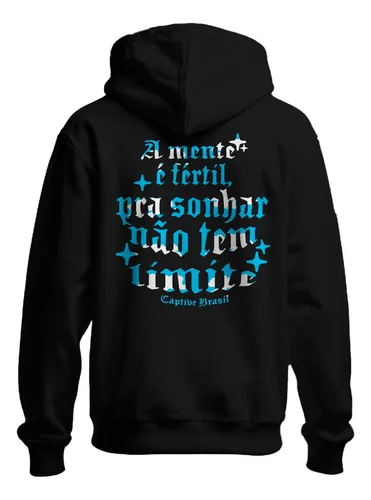 Blusa de cheap moletom 100 algodão