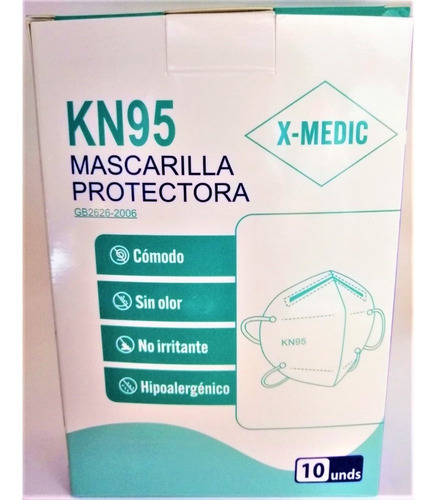 Mascarillas Descartables Kn95 - Blanco O Negro X 30 Und