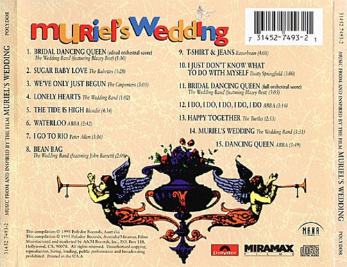 Muriel S Wedding Soundtrack Cd (Usado)