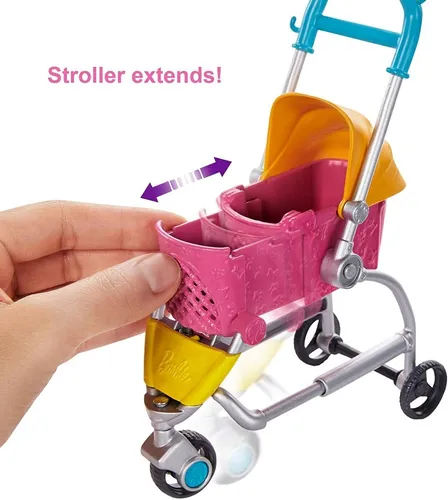 Barbie Carrito Para Mascotas Mu eca Con Coche Y Perritos