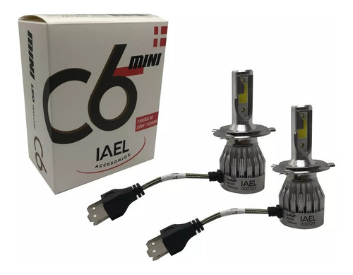 Kit Cree Led Mini C6 X2 Lamparas H4 H7 H11 H8 H3 Hb4 9006 H1