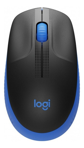 Mouse Inalambrico Logitech M190 1000dpi 3 Botones Azul