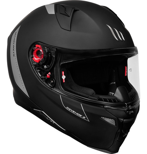 Imagem 7 de 8 de Capacete Fechado Mt Revenge 2 Preto Fosco Modelo Novo