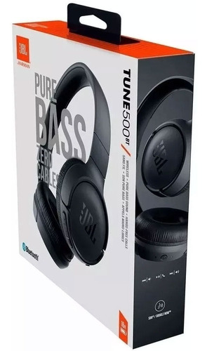 Fone De Ouvido Bluetooth Jbl Tune 500bt Sem Fio C/ Microfone