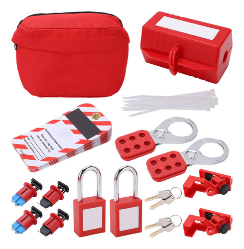 Kit De Etiquetado De Disyuntores Eléctricos Loto Lockout Saf