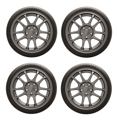 Imagen 1 de 10 de Combo Kit X4 265/45 R20 Michelin Latitude Sport 3 104 Y N0