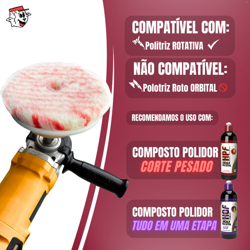 Boina Pirulito Corte Pesado Com Interface Lincoln 6 Pol