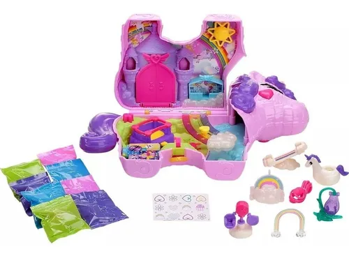 Micro Estuche Polly Pocket Escondites Secretos Shani Unicornio