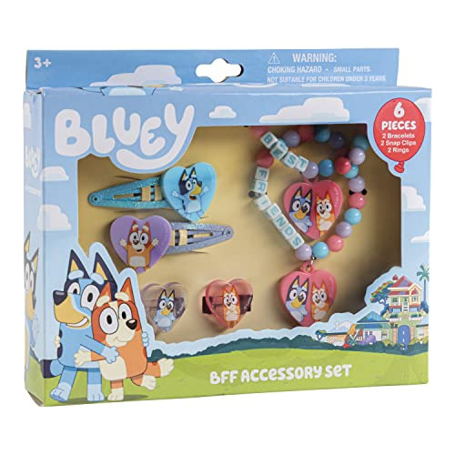 Set De Joyería De Caja De Juguetes De Bluey Niñas Mej...