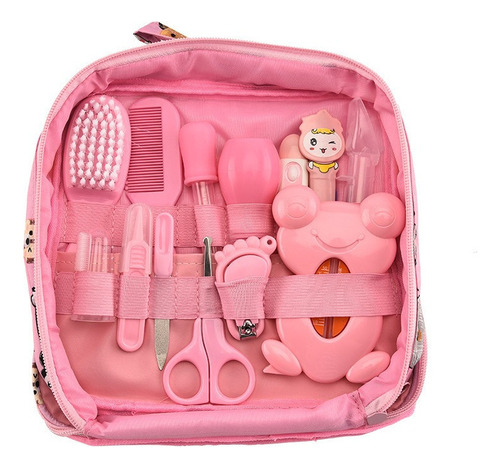 Kit Aseo Bebe Tijeras Corta Uñas Cepillos Termometro 13 Unid