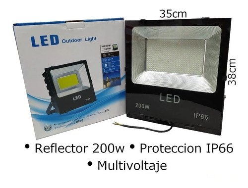 Reflector 200w Multivoltaje, Ip66