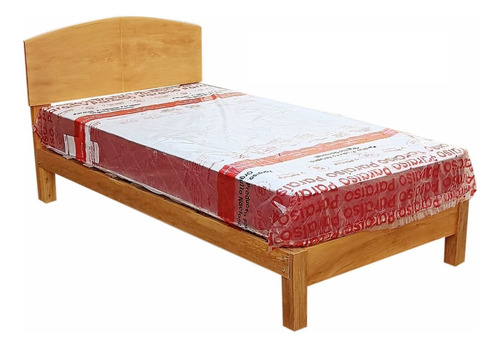 Cama Plaza Y Media,madera Capirona,modelo Bandy