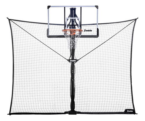 Franklin Sports Defender Net Pro Rebobinador 10 Pie X 8 Red