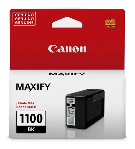 Cartucho De Tinta Canon Pgi 1100 Bk Negro 400 Pág/9223b001aa