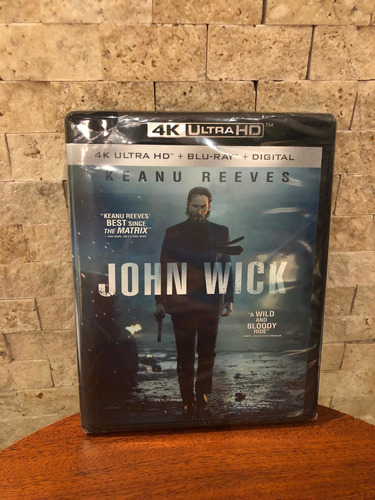 John Wick 1 En 4k + Bluray Original Nuevo Sellado