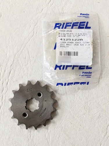 Piñón Riffel 16 Dientes Honda Titán 150 Xr Bross 125 428