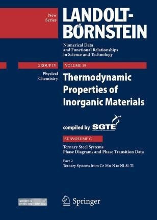 Thermodynamic Properties Of Inorganic Materials Compile&-.