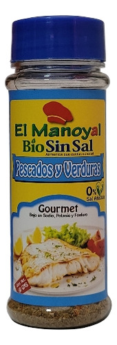El Manoyal Bio Sin Sal Pescados Verd Sazonador Bajo En Sodio
