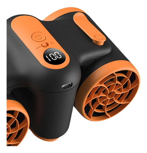 Ventilador De Escritorio Portátil, Mini Ventilador Naranja