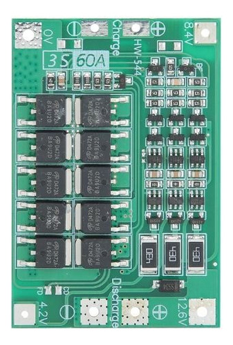 Bms 3s 12.6v-60a Controlador Protector Baterias Ion-litio