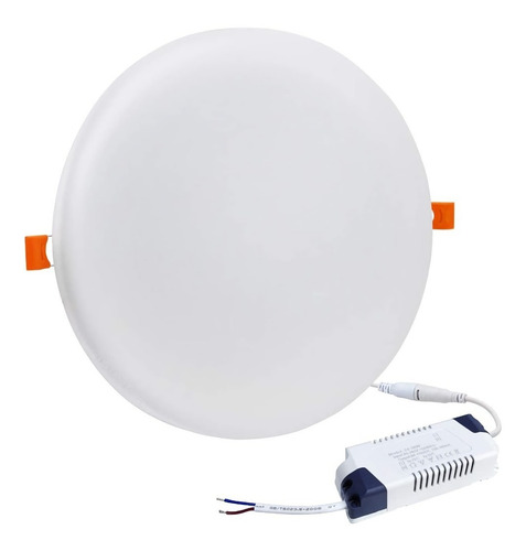Imagen 6 de 7 de Panel Led 24w De Borde Infinito Incrustar. Gachos Ajustable