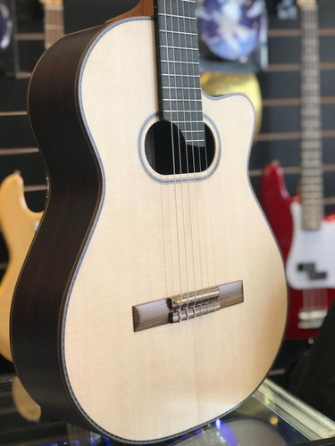 Imagen 2 de 5 de Guitarra Criolla La Alpujarra Mod 100k Boca Oval 22 Trastes