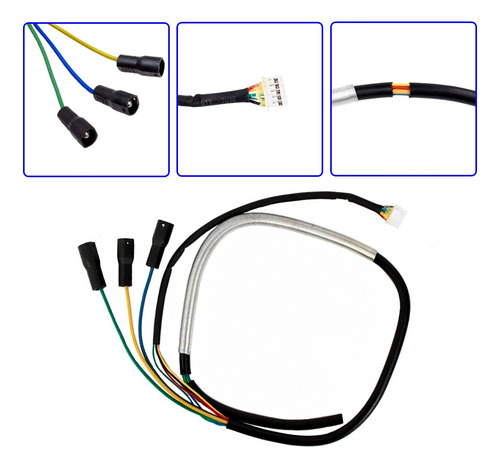 Cable De Motor Monopatín Ninebot Max G30 G30lp G30d Negro