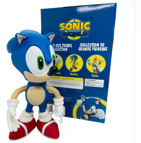 Boneco Sonic Grande Articulado Cm.25 Da Collection - Usado