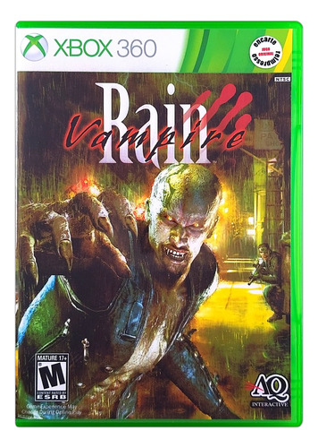 Vampire Rain Original Xbox 360 Mídia Física