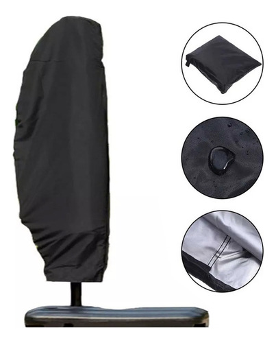 Capa Protetora Ombrelone Guarda Sol Curvado Prova Dagua 3m