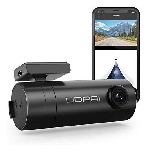 Dash Cam, Ddpai Mini Wi-fi P Dash Camere 140 Gran Angular C.