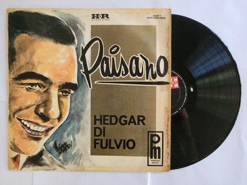 Hedgar Di Fulvio Paisano Vinilo Lp Hyr Folklore 