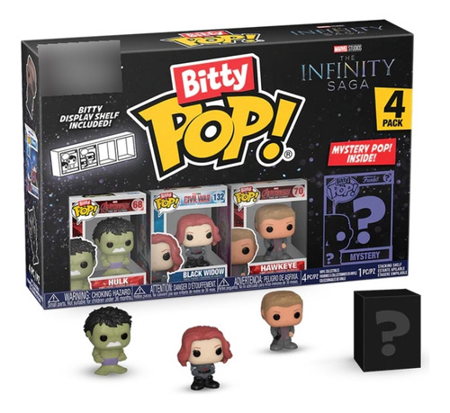 Funko Bitty Pop: Marvel - Hulk 4 Pack