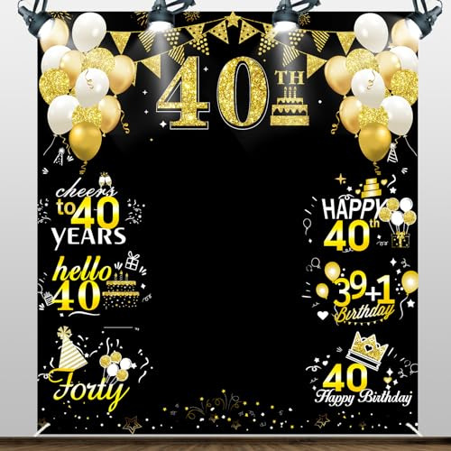 Grandes 40th Birthday Decors 40th Birthday Banner Wb18e